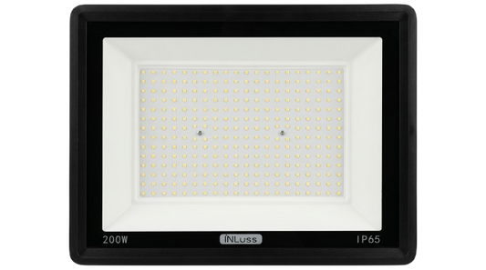 INLuss® Proyector LED 200W | IP65 Industrial | Certificado CE | 20,000 lm | 6500K | Garantía de 3 años