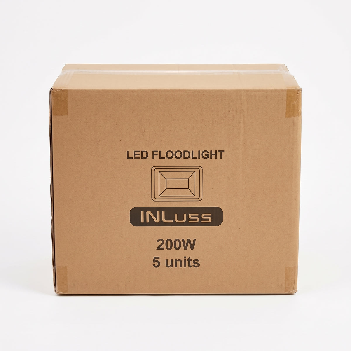 Foco LED 200W IP65 INLuss® para Naves y Exterior – 20.000 lm, 6500K, Certificado CE
