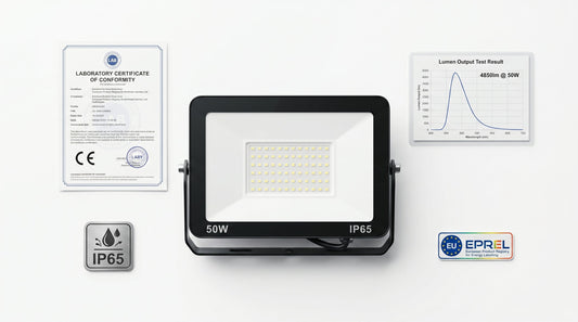 How to Choose an Outdoor LED Floodlight: IP65 & CE Guide | INLuss®