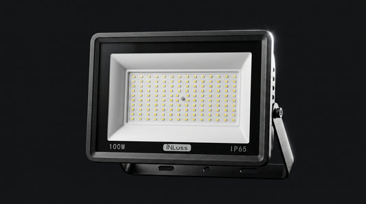 INLuss® Proyector LED 100W | IP65 Exterior | Certificado CE | 10,000 lm | 6500K | Garantía de 3 años