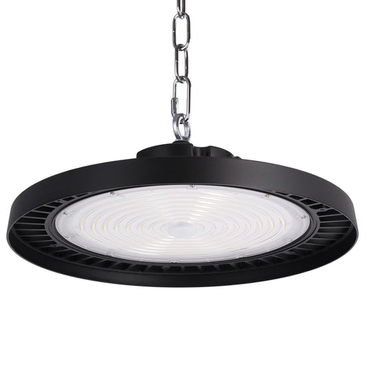 Campana industrial LED 200W 34.000 lm ángulo ajustable IP65