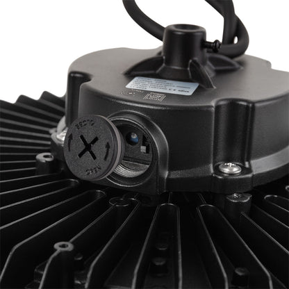 Campana industrial LED 200W 34.000 lm ángulo ajustable IP65