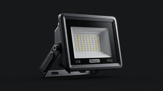 INLuss® Proyector LED 50W | IP65 Exterior | Certificado CE | 5,000 lm | 6500K | Garantía de 3 años