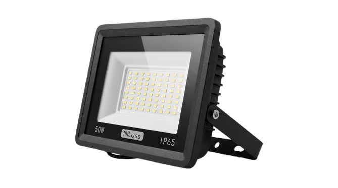 INLuss® Proyector LED 50W | IP65 Exterior | Certificado CE | 5,000 lm | 6500K | Garantía de 3 años