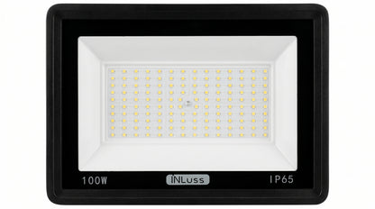 INLuss® Proyector LED 100W | IP65 Exterior | Certificado CE | 10,000 lm | 6500K | Garantía de 3 años