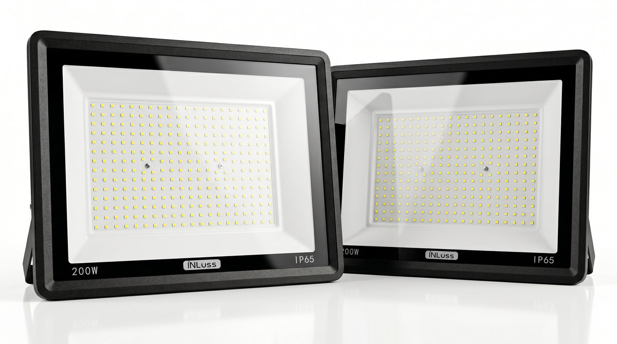 Foco LED 200W IP65 INLuss® para Naves y Exterior – 20.000 lm, 6500K, Certificado CE