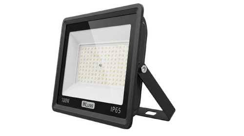 INLuss® LED Floodlight 100W | IP65 Outdoor | CE Certified | 10000 lm | 6500K | 3-Year EU Warranty