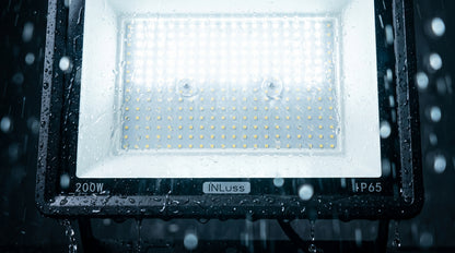 INLuss® Proyector LED 200W | IP65 Industrial | Certificado CE | 20,000 lm | 6500K | Garantía de 3 años