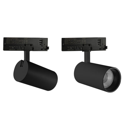 Pack 2 uds · Foco de carril monofásico LED 20/25/30W CCT regulable negro