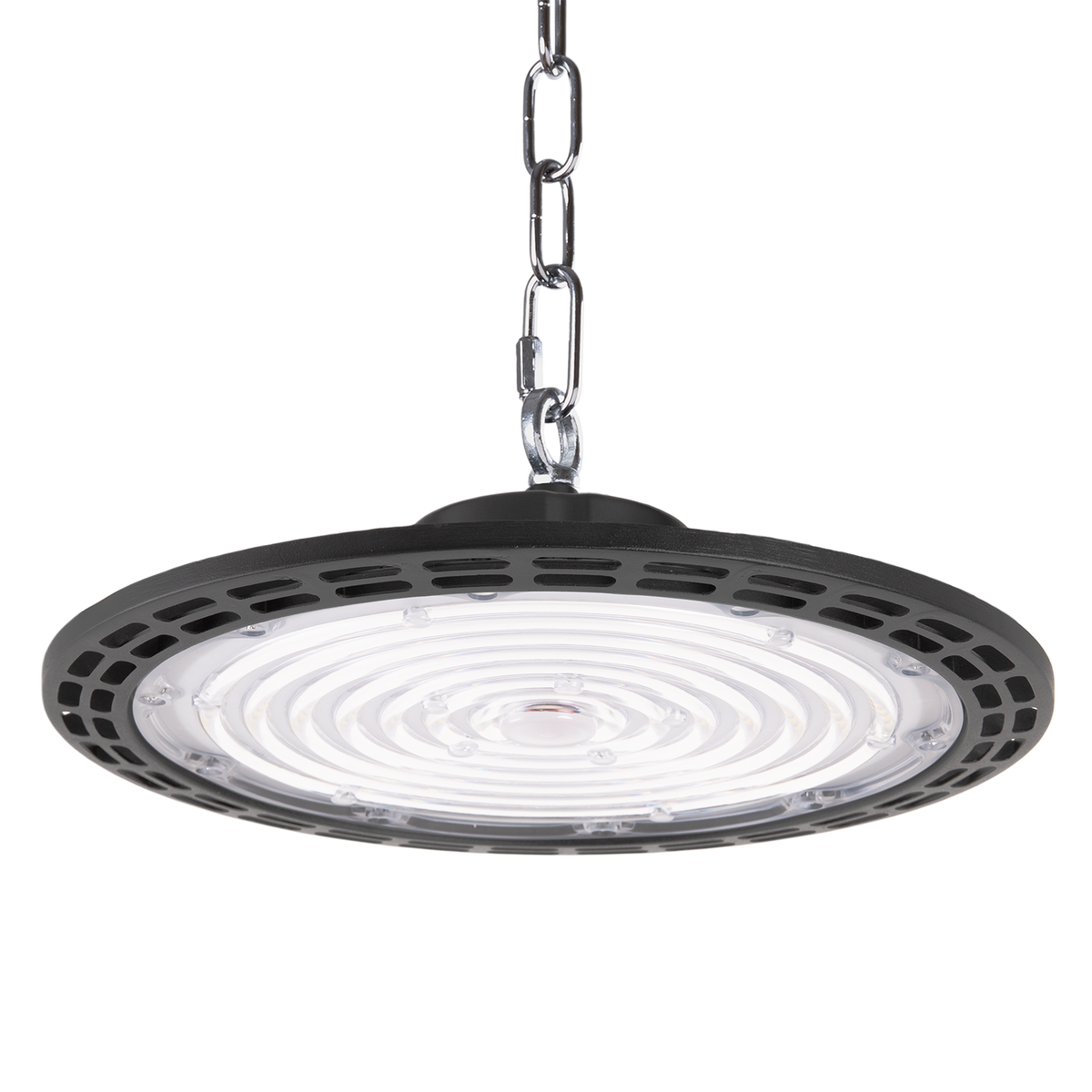 Campana industrial LED UFO 200W 190 lm/W regulable 0-10V 5000K