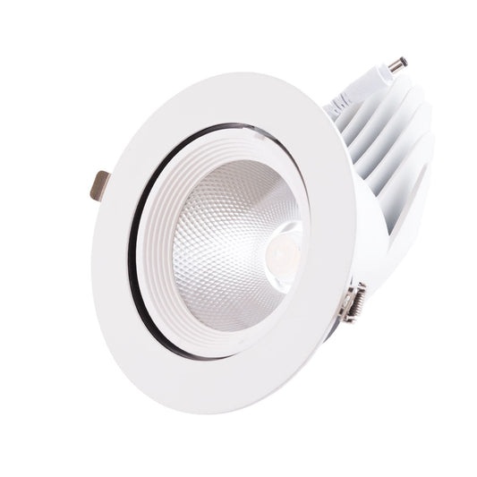 Pack 2 uds · Downlight LED redondo orientable 35W 5.250 lm – Blanco neutro 4000K