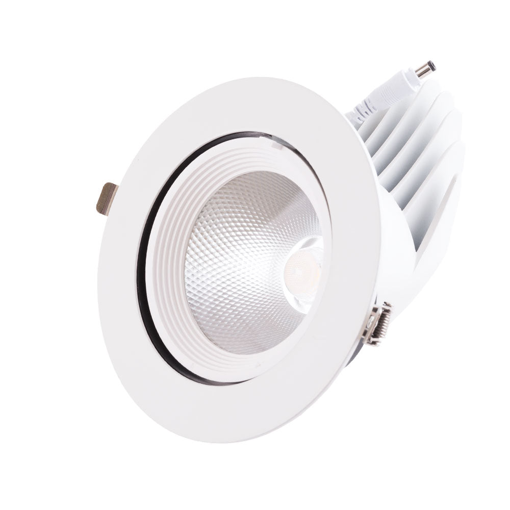 Pack 2 uds · Downlight LED redondo orientable 35W 5.250 lm