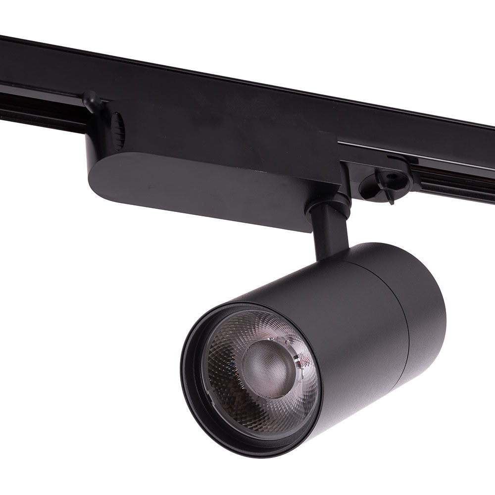Pack 3 uds · Foco de carril monofásico LED 30W 2.700 lm – Blanco cálido 2700K