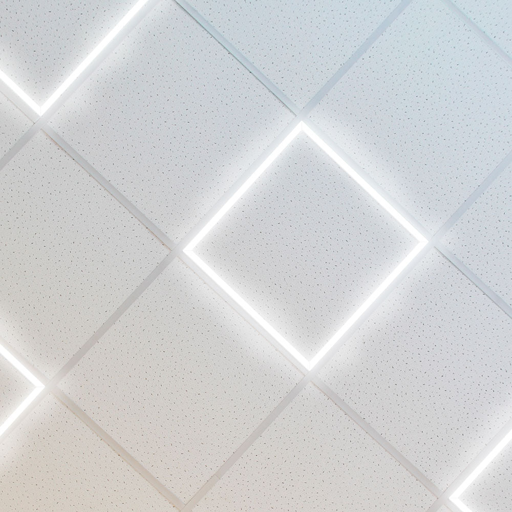 Pack 2 uds · Panel LED 60x60 40W 4.000 lm marco luminoso – Blanco neutro 4200K