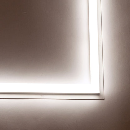 Pack 2 uds · Panel LED 60x60 48W 4.800 lm marco luminoso