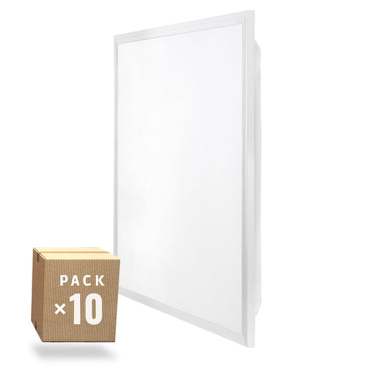 Pack 10 paneles LED 60x60 40W 4.400 lm UGR19 – Blanco frío 6000K