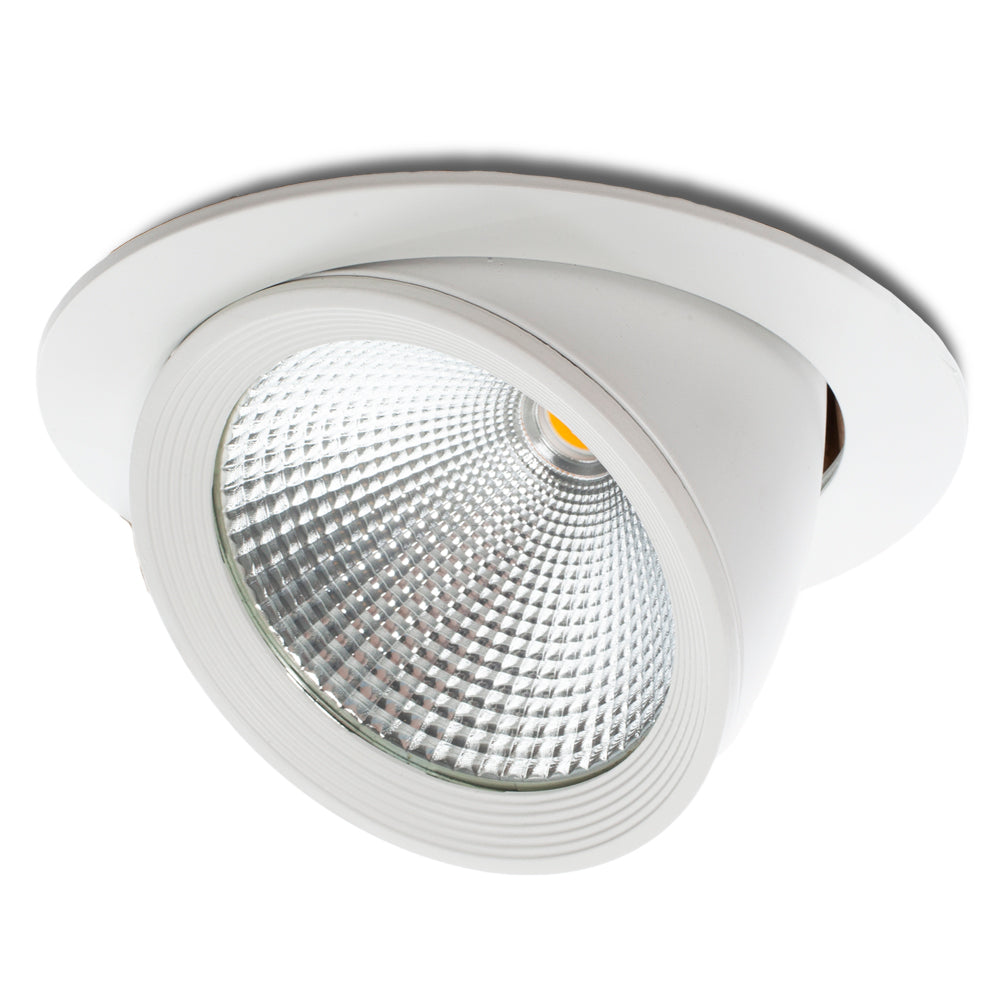 Pack 2 uds · Downlight LED orientable 30W 3.000 lm UGR17 – Blanco frío 6000K