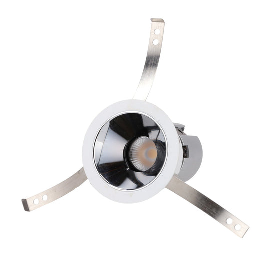 Pack 2 uds · Mini foco empotrable LED COB 5W orientable Ø50 mm 3000K