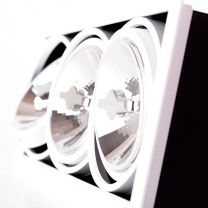 Pack 2 uds · Downlight cardán LED triple 36W orientable CRI 90 – Blanco neutro 4200K
